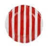 Amalfitana Red Stripe Dinner Plate