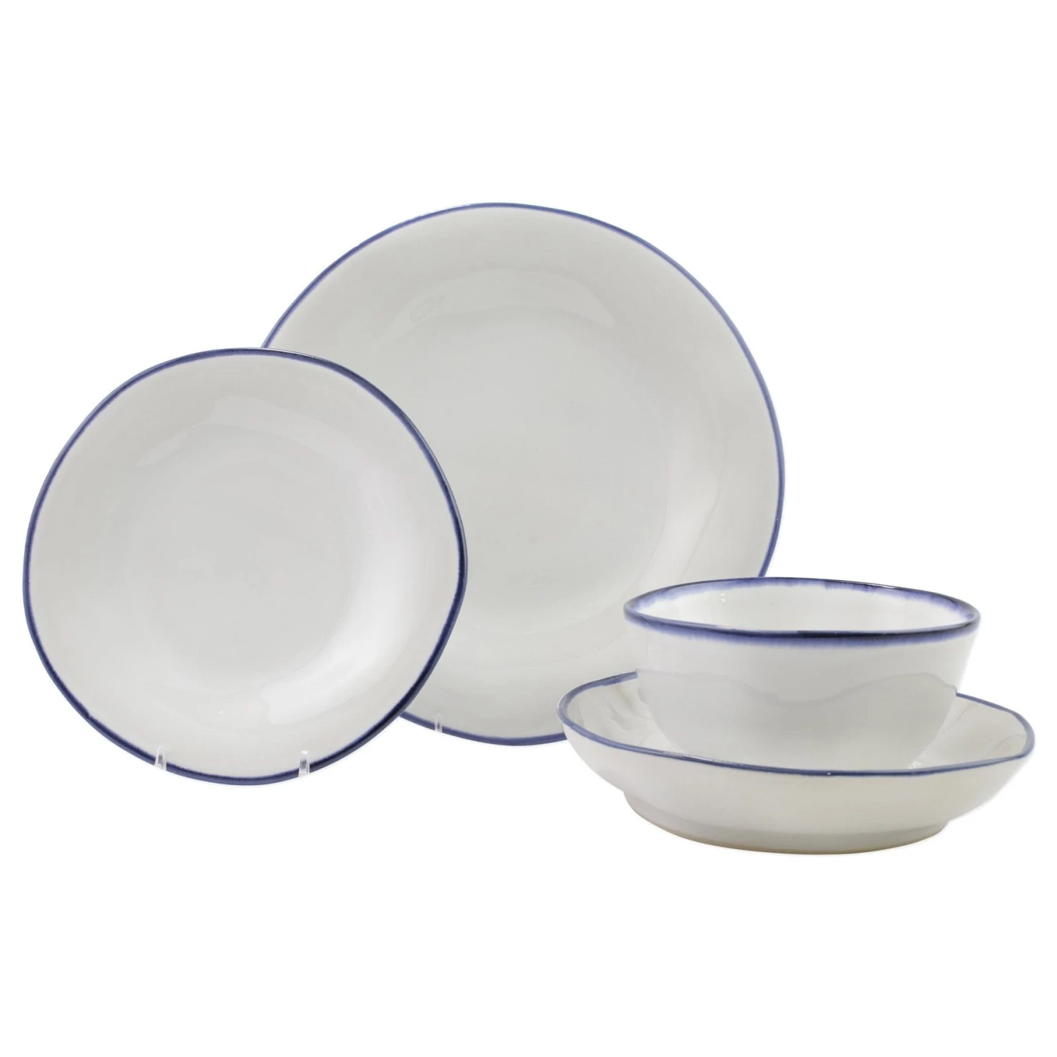 Aurora Edge Four-Piece Place Setting 3 Aurora Edge Four-Piece Place Setting