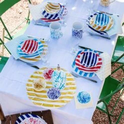 Amalfitana Cobalt Stripe Salad Plate -Best Kitchenware Shop Amalfitana Multi Decide 072c37e2 df8b 4740 9e5b 843543b6e01c 1800x1800