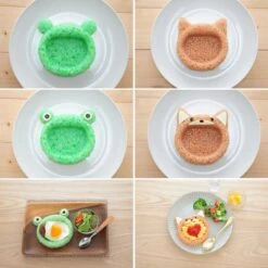 Animal Rice Mould Set For Curry 10 Animal Rice Mould Set For Curry -Best Kitchenware Shop BC0082 Animal Rice Mould Set for Curry LS4
