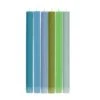Set Of 6 Blue Green Assorted Candles -Best Kitchenware Shop BX0015Setof6BlueGreenAssortedCandlesLoose