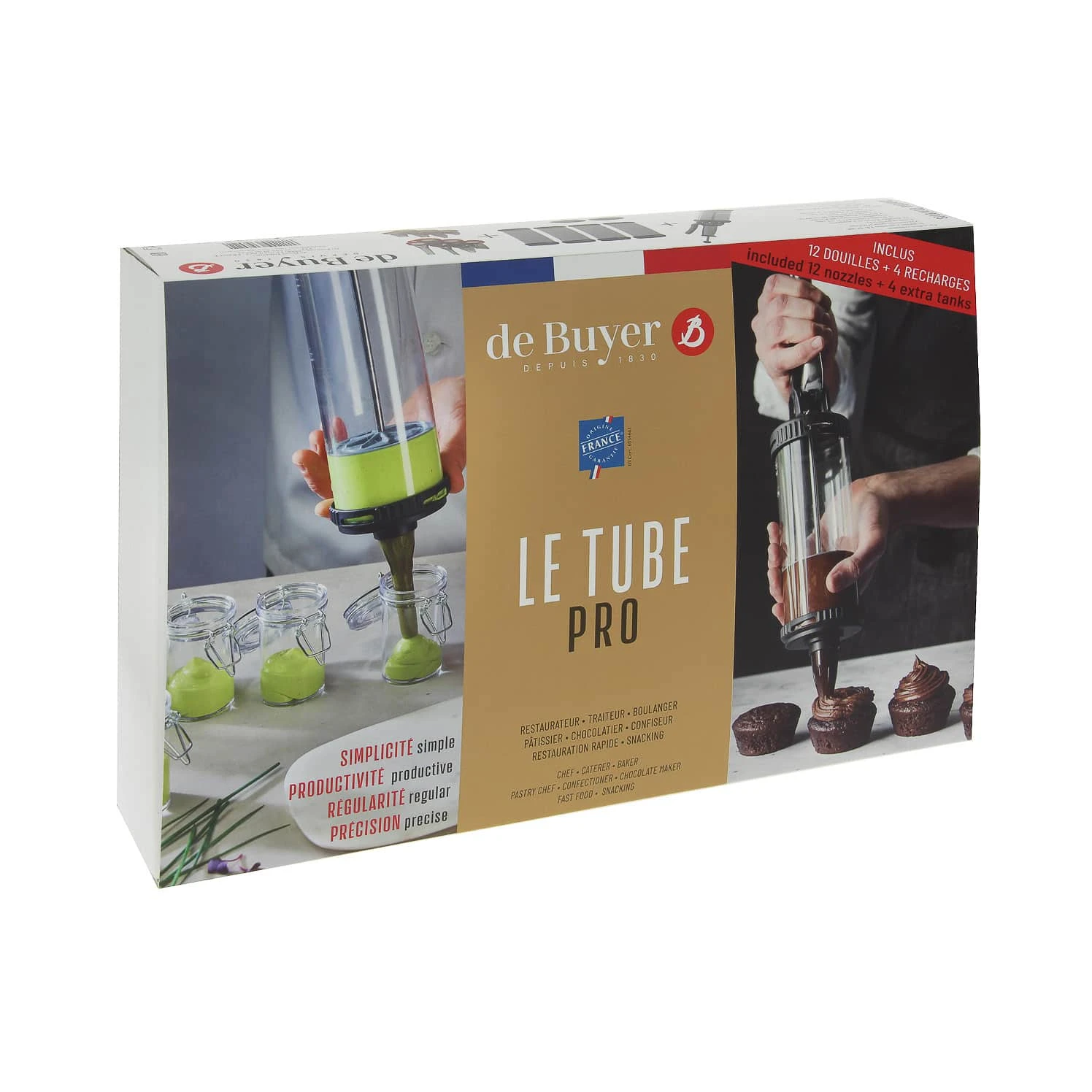 De Buyer 'Le Tube' Pro Pastry Syringe 8 De Buyer 'Le Tube' Pro Pastry Syringe - Image 6