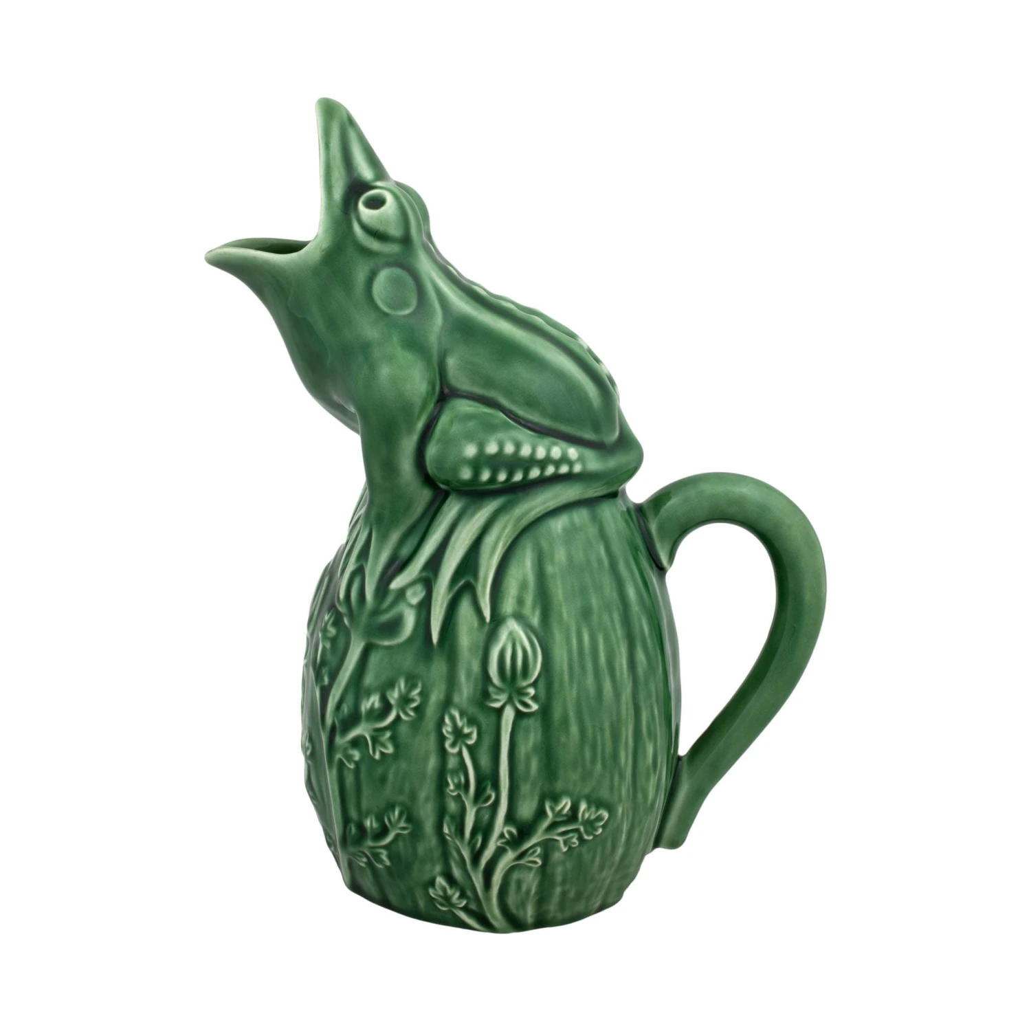Bordallo Pinheiro Green Frog Pitcher 3 Bordallo Pinheiro Green Frog Pitcher