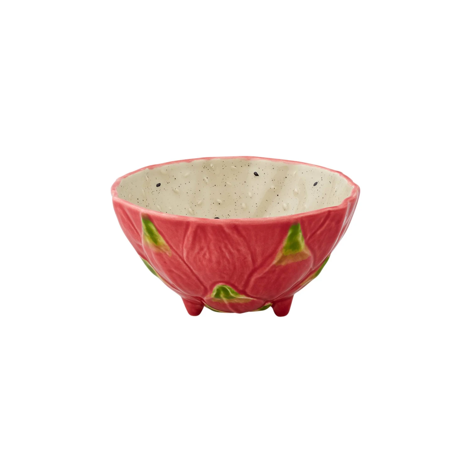 Bordallo Pinheiro Tropical Fruits Dragon Fruit Small Bowl, 14x14cm 3 Bordallo Pinheiro Tropical Fruits Dragon Fruit Small Bowl, 14x14cm