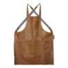 Dutchdeluxes Leather Suspender Apron In Vintage Camel 2 Dutchdeluxes Leather Suspender Apron In Vintage Camel -Best Kitchenware Shop DDLP SSL VC