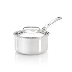 De Buyer Affinity Stainless Steel Saucepan With Lid 18cm