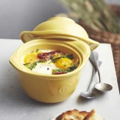 Emile Henry Yellow Egg Coddler, 300ml -Best Kitchenware Shop EE0004EmileHenryYellowEggCoddler 300mlLifestyle