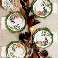 Fauna Pheasants Salad Plate -Best Kitchenware Shop FAU 9701 LSALT 1 1800x1800
