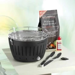 Lotus Grill XL, Anthracite -Best Kitchenware Shop GL0011LotusGrillXL AnthraciteLife