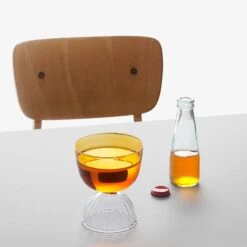 Ichendorf Milano Tutu Amber Water Glass -Best Kitchenware Shop IM0031 IchendorfMilanoTutuAmberWaterGlass LS