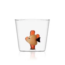 Ichendorf Milano Orange Fish With Coral Tumbler 35cl