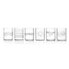 Ichendorf Milano Set Of 6 Assorted Water Tumblers, Clear -Best Kitchenware Shop IM0049IchendorfMilanoSetof6AssortedWaterTumblers Clear 2