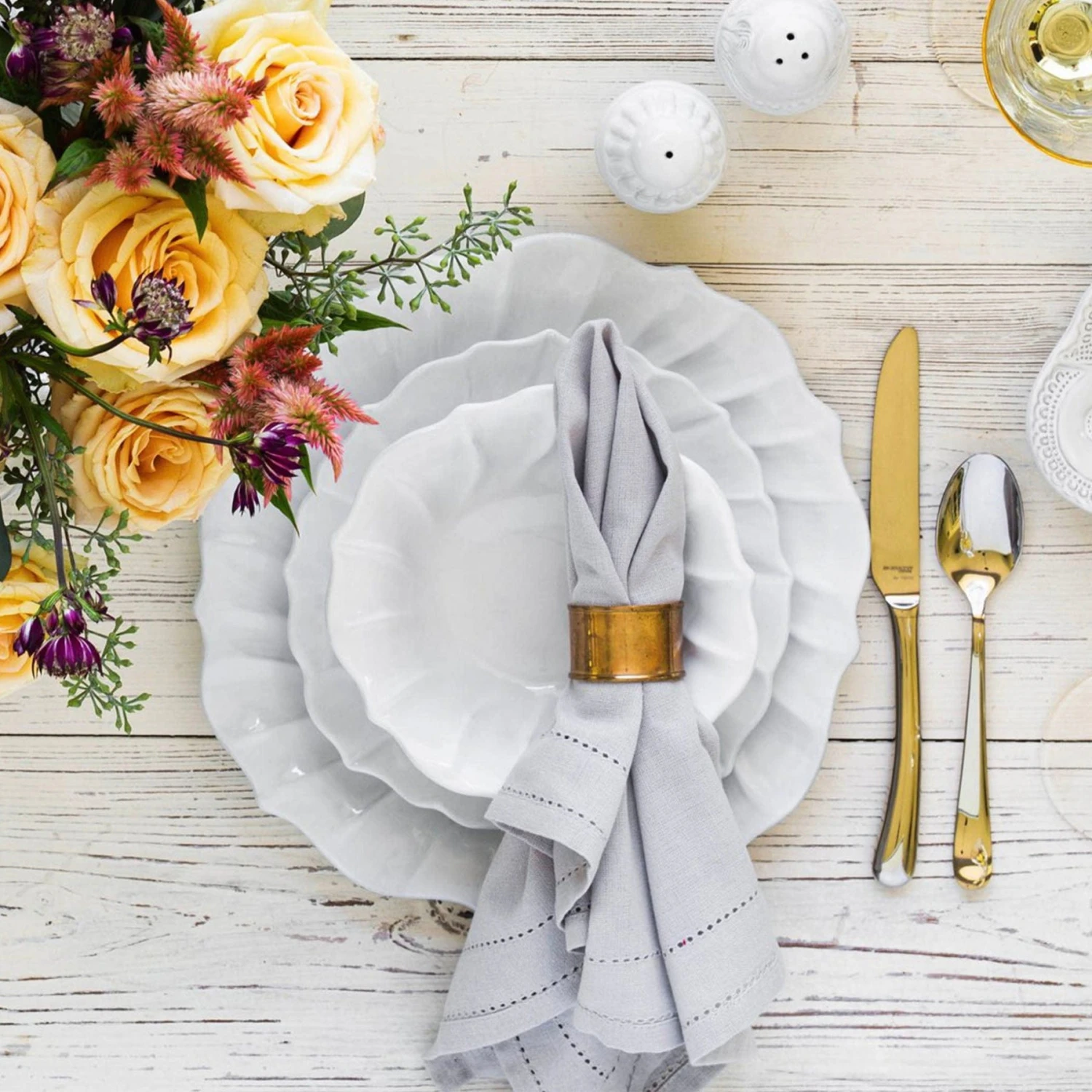 Incanto Ruffle Salad Plate 5 Incanto Ruffle Salad Plate - Image 3