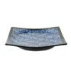 Blue Wave Large Square Plate, 23.5cm -Best Kitchenware Shop JA0141BlueWaveLargeSquarePlate 23.5cm