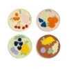 & Klevering Set Of 4 Assorted Fruit Side Plates, 16cm