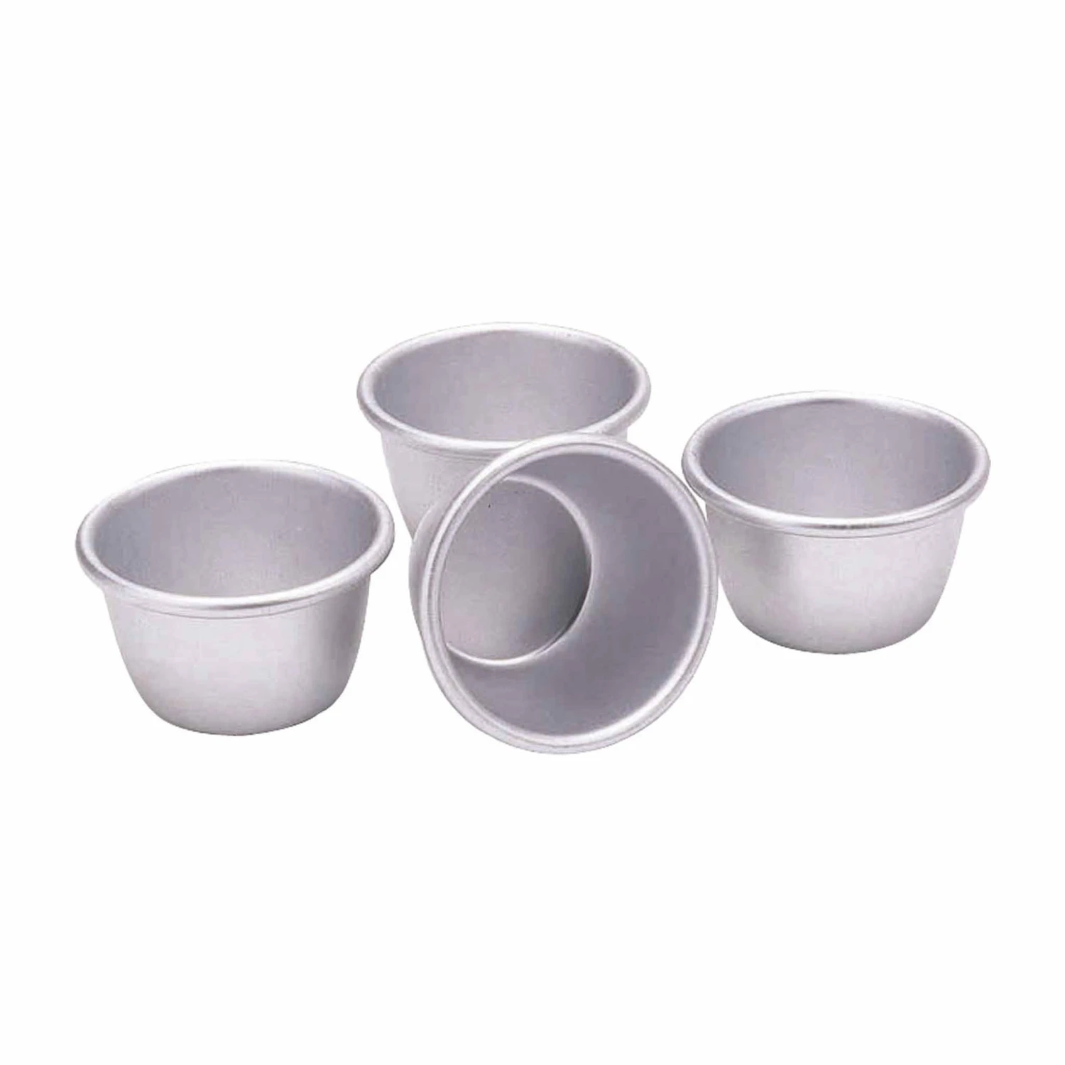 KitchenCraft Set Of 4 Anodised Mini Pudding Moulds 3 KitchenCraft Set Of 4 Anodised Mini Pudding Moulds