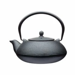 Black Cast Iron Teapot 900ml