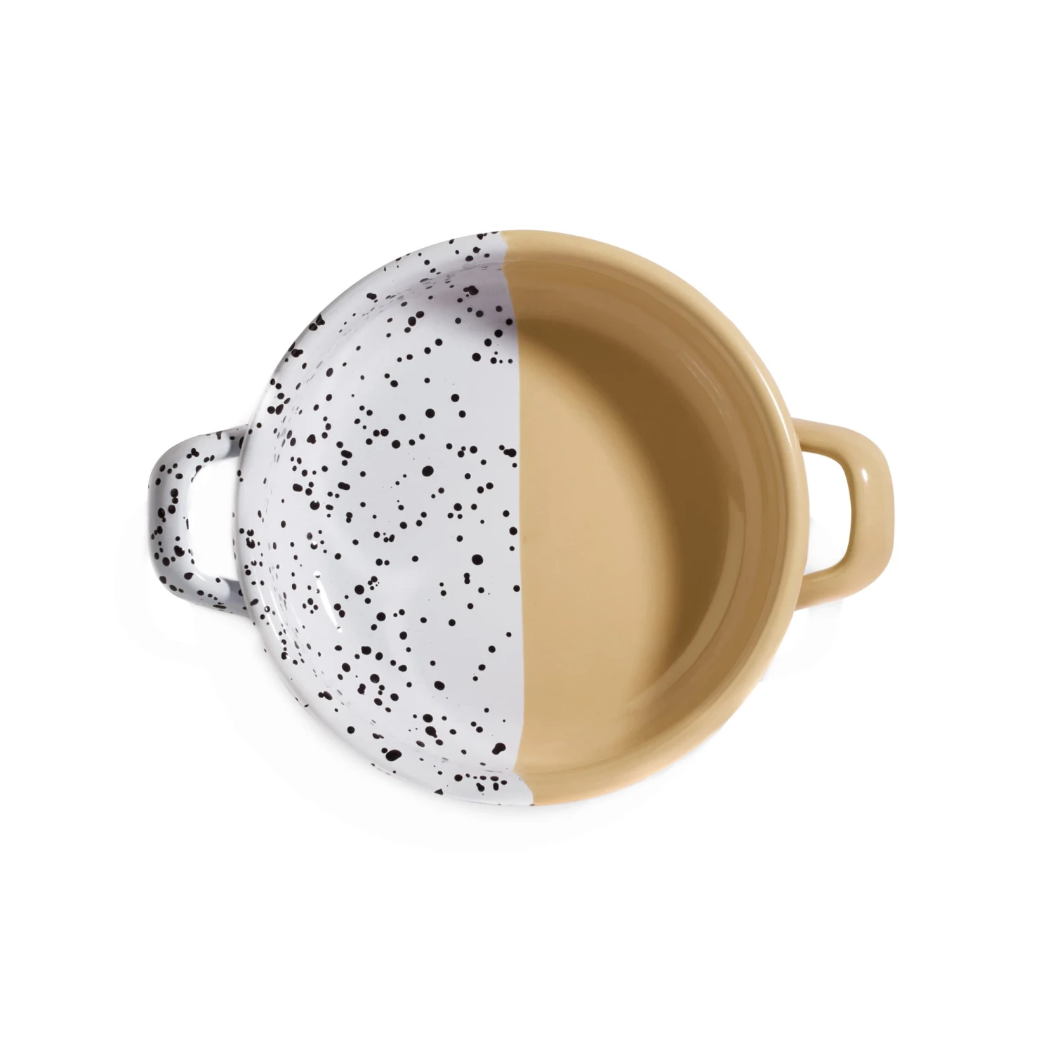 Colour Pop Enamel Frying Pan And Serving Dish, Yellow, 16cm 4 Colour Pop Enamel Frying Pan And Serving Dish, Yellow, 16cm - Image 2