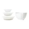 Lastra White 4-Piece Serving Bowls Set 2 Lastra White 4-Piece Serving Bowls Set -Best Kitchenware Shop LAS 2601W SET 1800x1800