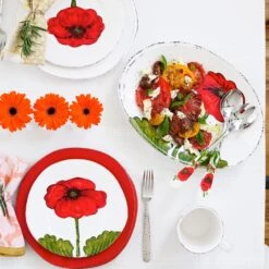 Lastra Poppy Salad Plate -Best Kitchenware Shop LPY 2601 LSALT 3 1800x1800