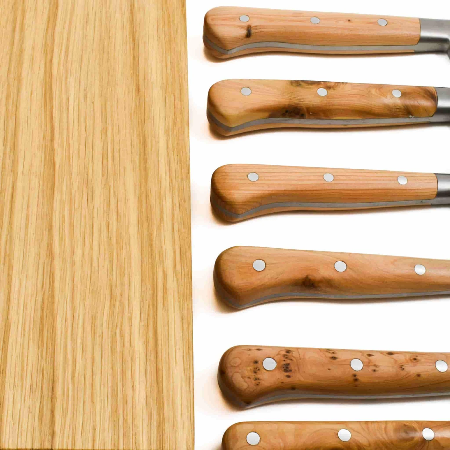 Laguiole En Aubrac Classic Knife Block Of 6 Kitchen Knives, Juniper 4 Laguiole En Aubrac Classic Knife Block Of 6 Kitchen Knives, Juniper - Image 2