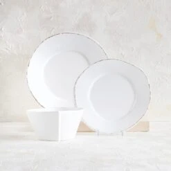 Melamine Lastra White Three-Piece Place Setting -Best Kitchenware Shop MLAS W2300S 3 2100 web2 1800x1800