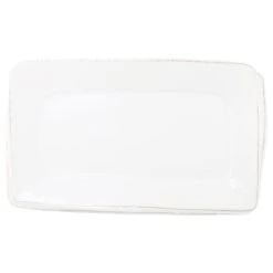 Melamine Lastra White Rectangular Platter