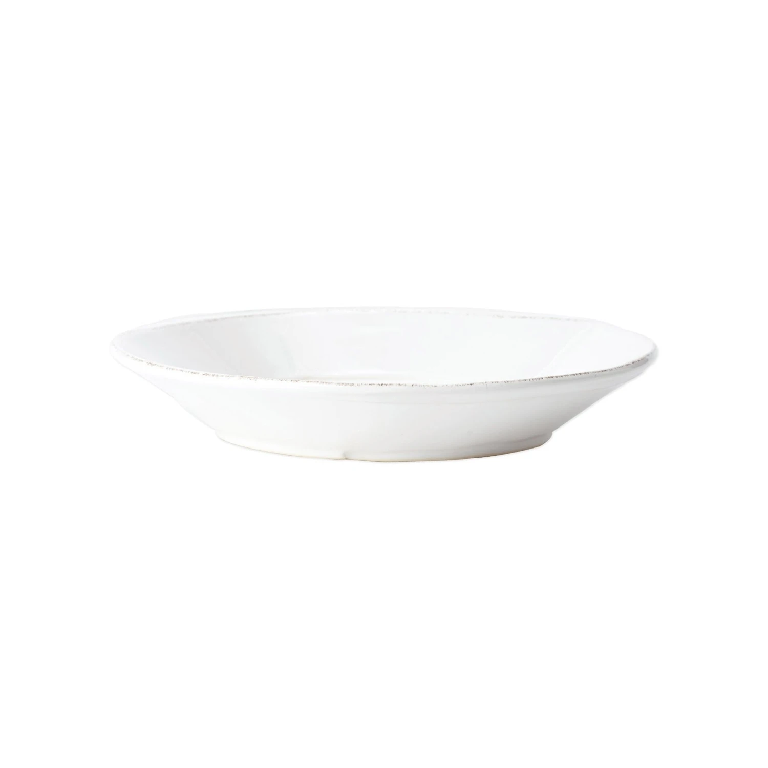 Melamine Lastra White Shallow Bowl 3 Melamine Lastra White Shallow Bowl