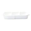 Melamine Lastra White Three-Part Server 1 Melamine Lastra White Three-Part Server -Best Kitchenware Shop MLAS W2336 1 1800x1800