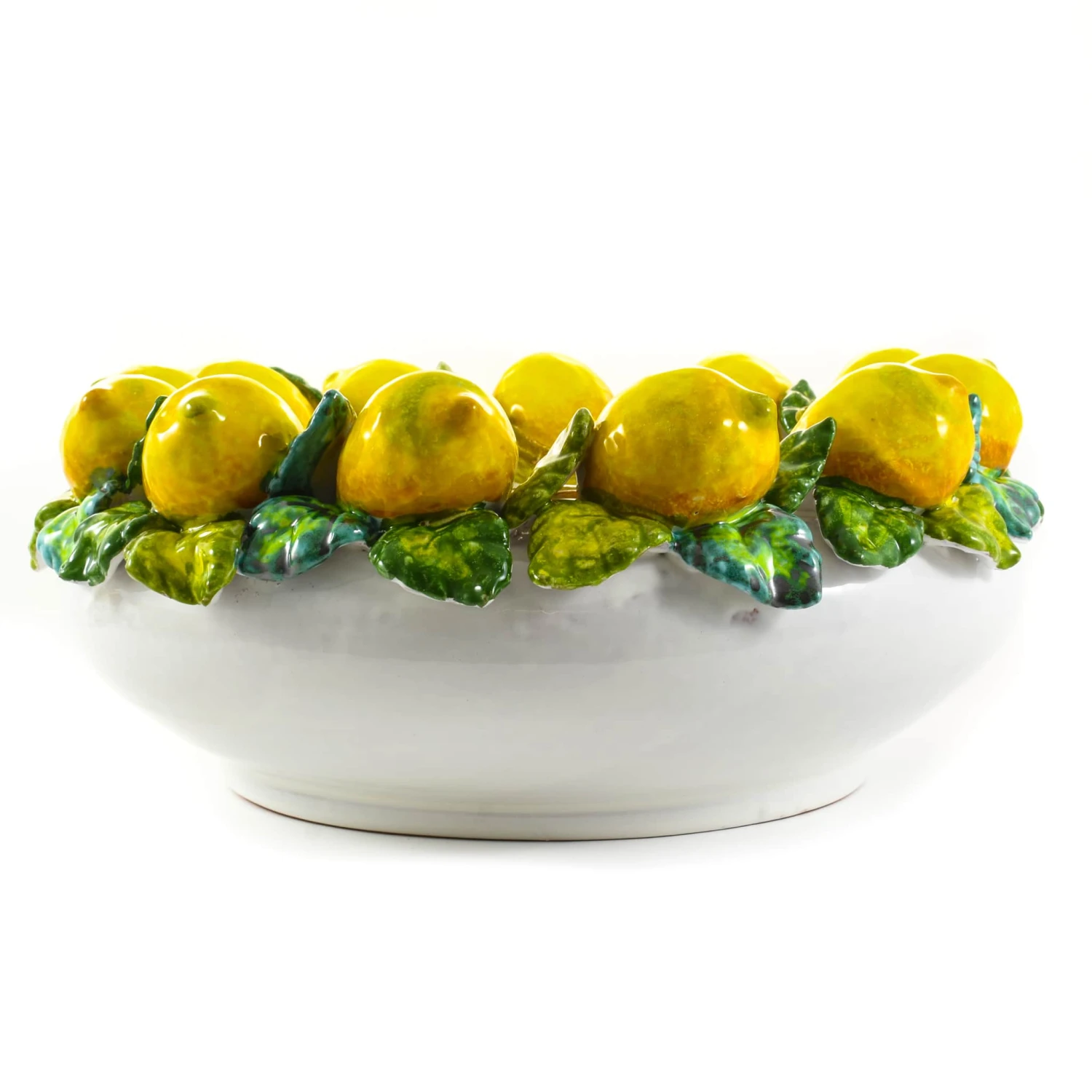 Handmade Tuscan Lemon Bowl 35cm 4 Handmade Tuscan Lemon Bowl 35cm - Image 2