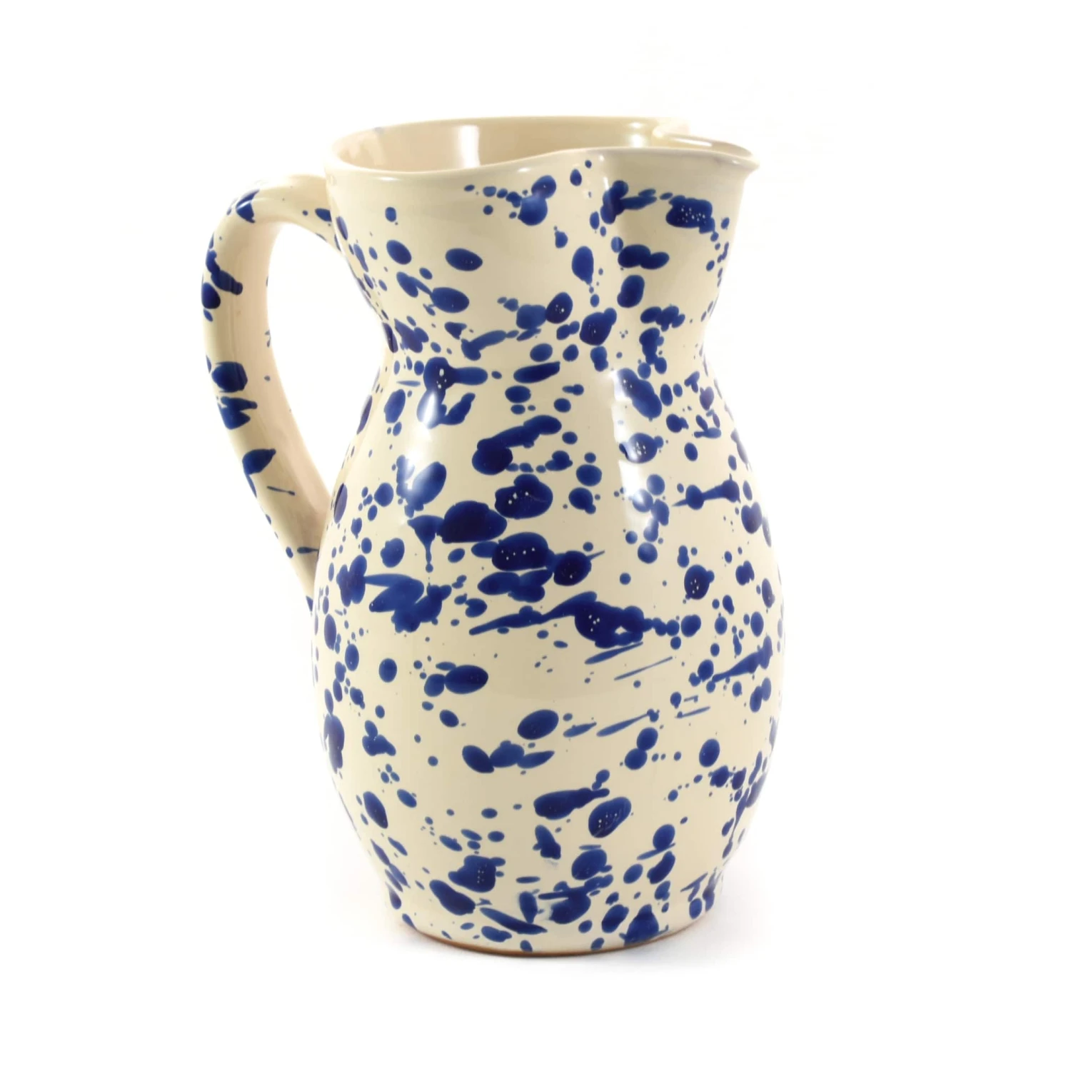Puglia Blue Splatter Pitcher 4 Puglia Blue Splatter Pitcher - Image 2