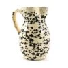 Puglia Black Splatter Ceramic Pitcher -Best Kitchenware Shop NC0016 PugliaCeramicPitcherBlack
