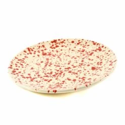 Puglia Red Splatter Dinner Plate 27cm 7 Puglia Red Splatter Dinner Plate 27cm -Best Kitchenware Shop NC0039 PugliaRedSplatterDinnerPlate27cm var2