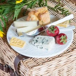 Bordallo Pinheiro White Cheese Tray With Yellow Cheese -Best Kitchenware Shop PRODUCAOCASAALEGREBORDALO 167 1