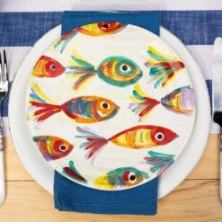 Pesci Colorati Salad Plate -Best Kitchenware Shop PSE 7801 2100 web2 1800x1800