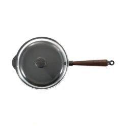 Skeppshult Traditional Cast Iron Deep Saute Pan With Lid 25cm -Best Kitchenware Shop SH0019 Skeppshult Traditional Cast Iron Deep Saute Pan with Lid 3