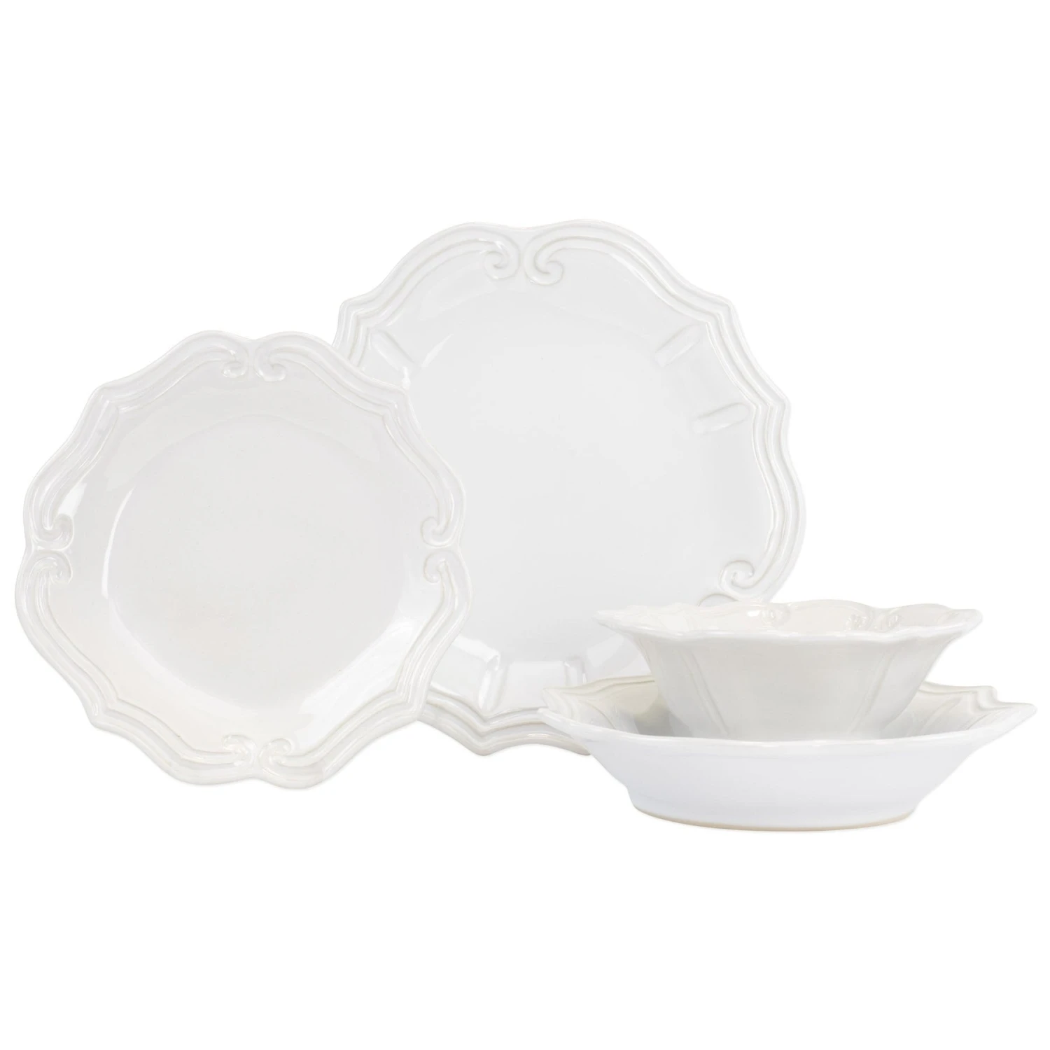 Incanto Stone Baroque Four-Piece Place Setting 3 Incanto Stone Baroque Four-Piece Place Setting