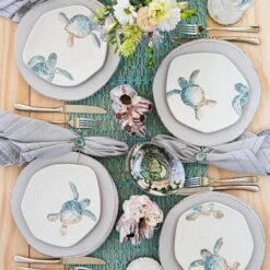 Tartaruga Turtle With Head Salad Plate -Best Kitchenware Shop TAR 9701B LSALT 1 1800x1800