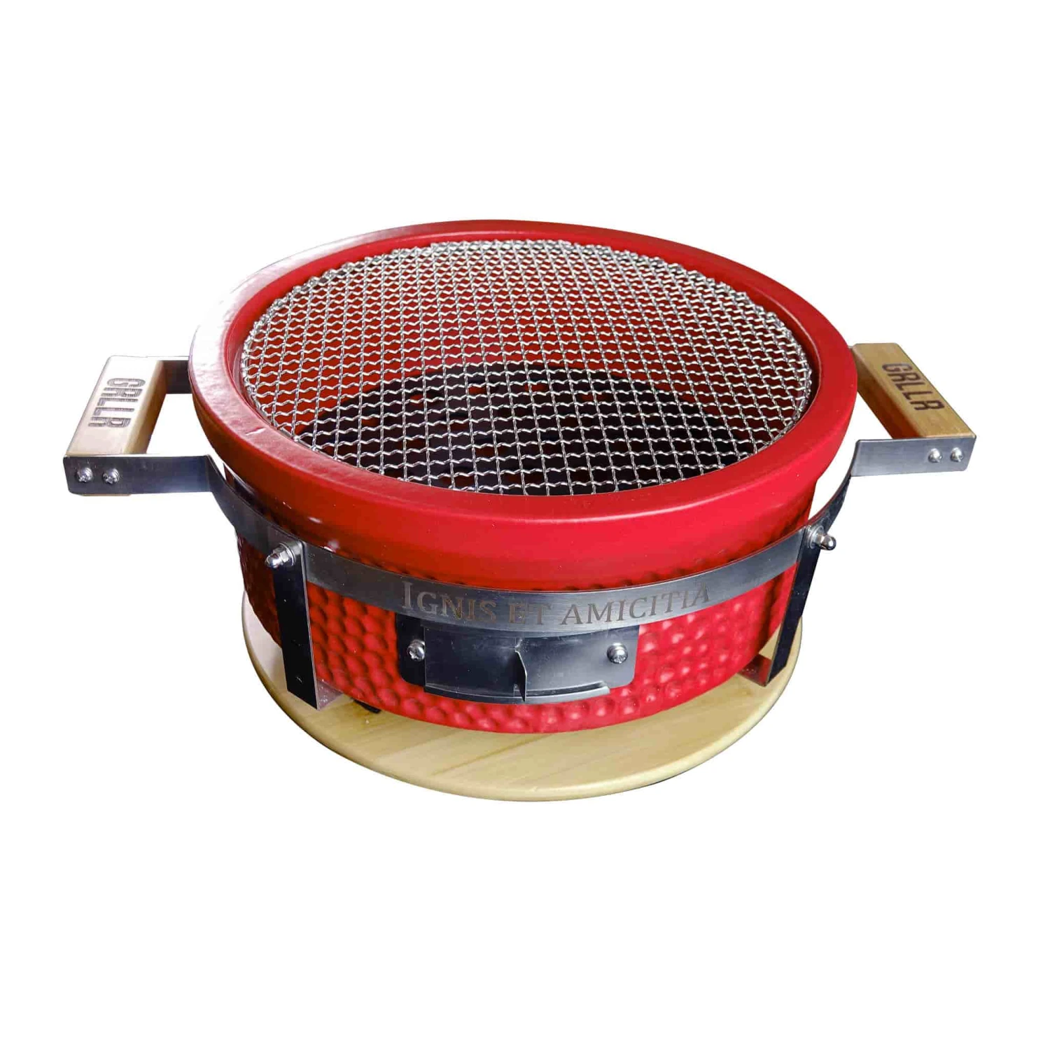 Grllr Tokyo Shichirin Tabletop BBQ, Red 3 Grllr Tokyo Shichirin Tabletop BBQ, Red