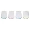 Rainbow Assorted Stemless Wine Glasses - Set Of 4 -Best Kitchenware Shop VBOW 52121 2100 web1 1800x1800