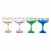 Rainbow Jewel Tone Assorted Coupe Champagne Glasses - Set Of 4 -Best Kitchenware Shop VBOW JT52151 1 1800x1800
