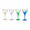Rainbow Jewel Tone Assorted Martini Glasses - Set Of 4 -Best Kitchenware Shop VBOW JT52152 1 1800x1800