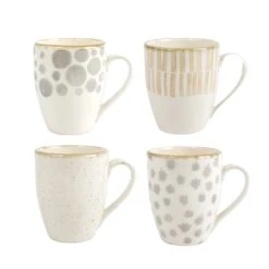 Earth Assorted Mugs - Set Of 4