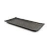Black Melamine Rectangle Serving Plate, 30x15cm -Best Kitchenware Shop VJ0108 BlackMelamineRectangleServingPlate30x15cm
