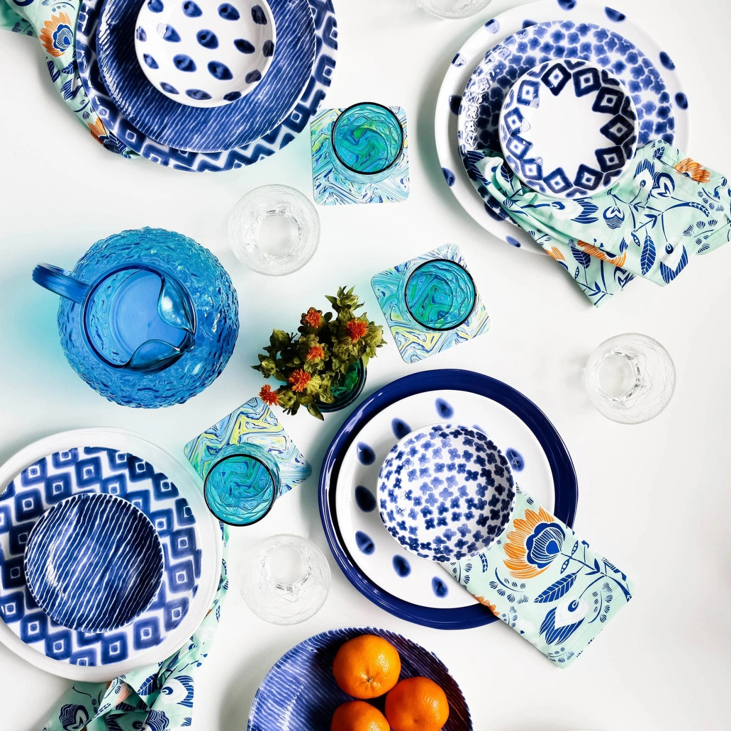 Santorini Diamond Salad Plate 7 Santorini Diamond Salad Plate - Image 5