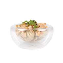 3 X 170ml Medium Double-Walled Glass Bowl -Best Kitchenware Shop b803061 900px