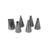 De Buyer 6 Stainless Steel Piping Nozzles -Best Kitchenware Shop de buyer 6 ss piping nozzles 211400