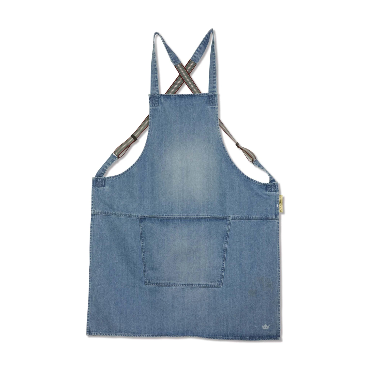 Dutchdeluxes Denim Suspender Apron In Blue 3 Dutchdeluxes Denim Suspender Apron In Blue