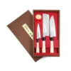Japanese Knife Trio -Best Kitchenware Shop japanese knife set box open