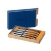 Opinel Olivewood Deluxe Steak Knife Box Set -Best Kitchenware Shop opinel knife olivewood deluxe steak set box